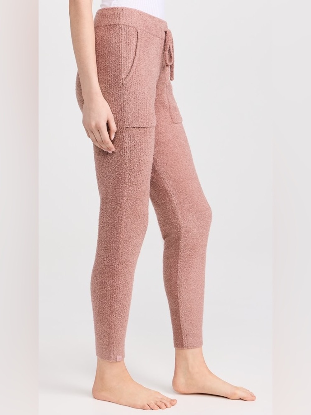 Barefoot Dreams CozyChic Lite Rib Blocked Pant | size Medium - Picture 6 of 7